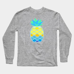 sunshine fruit pineapple blue Long Sleeve T-Shirt